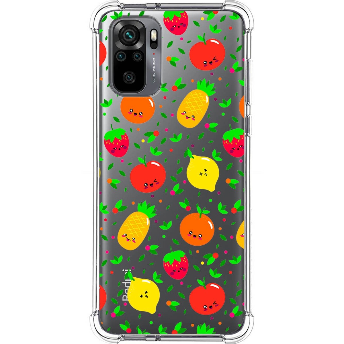 Funda Silicona Antigolpes para Xiaomi Redmi Note 10 / 10S diseño Frutas 01 Dibujos