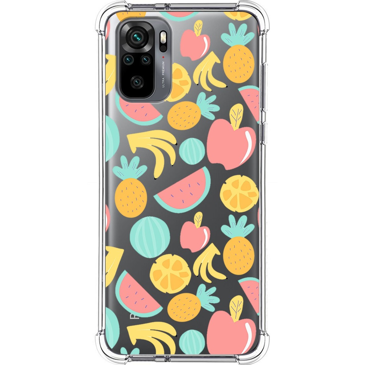 Funda Silicona Antigolpes para Xiaomi Redmi Note 10 / 10S diseño Frutas 02 Dibujos