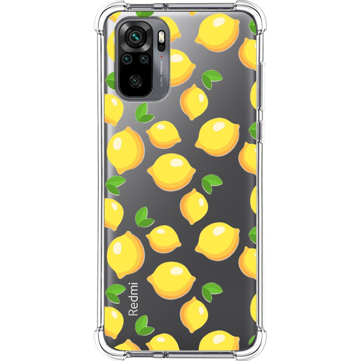 Funda Silicona Antigolpes para Xiaomi Redmi Note 10 / 10S diseño Limones Dibujos