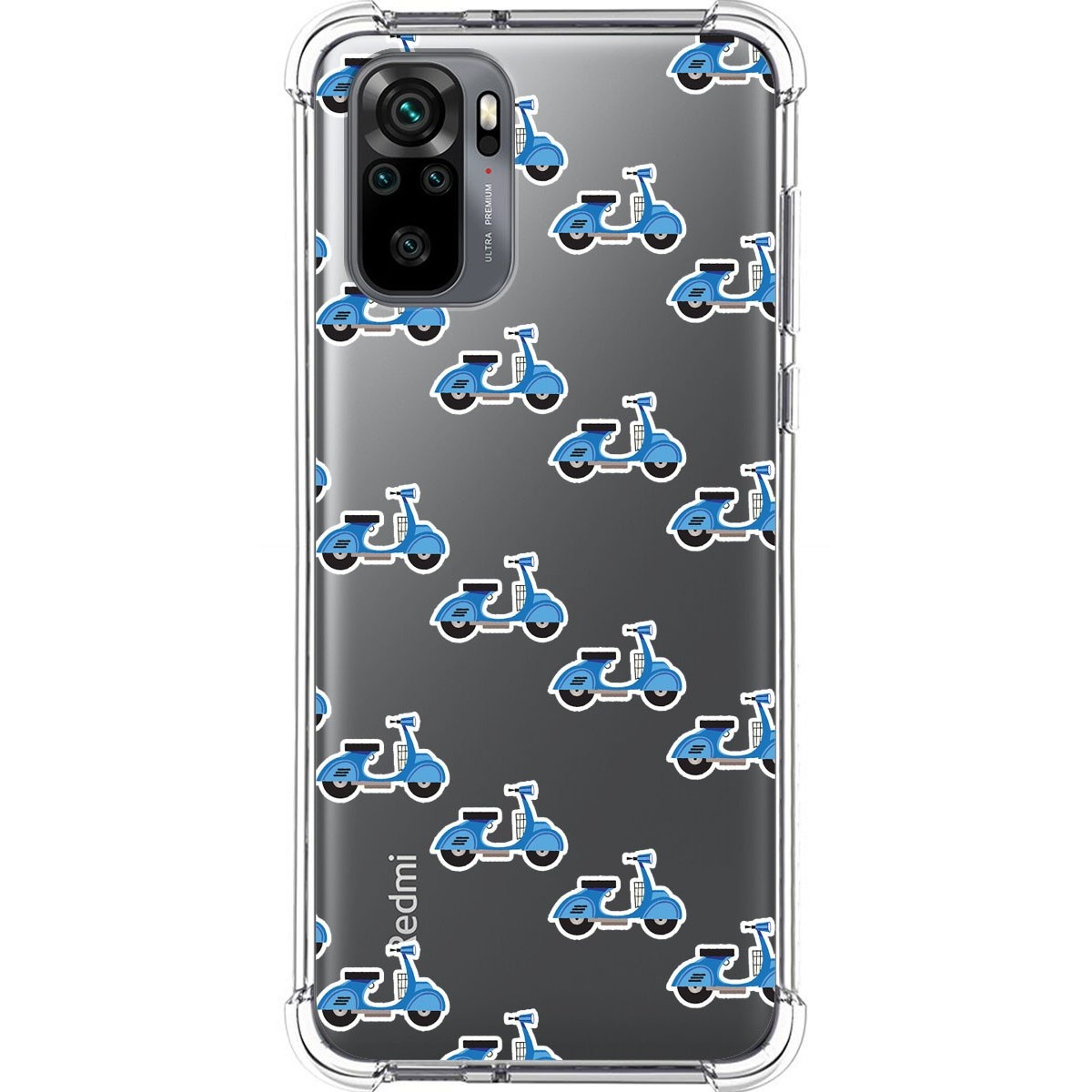 Funda Silicona Antigolpes para Xiaomi Redmi Note 10 / 10S diseño Scooter Dibujos