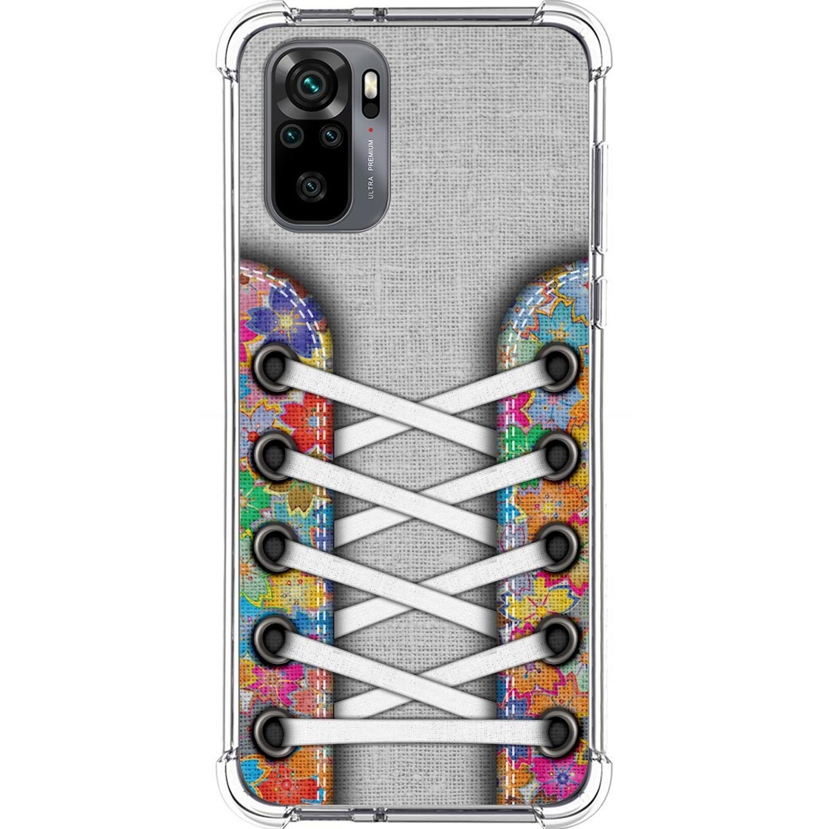 Funda Silicona Antigolpes para Xiaomi Redmi Note 10 / 10S diseño Zapatillas 04 Dibujos