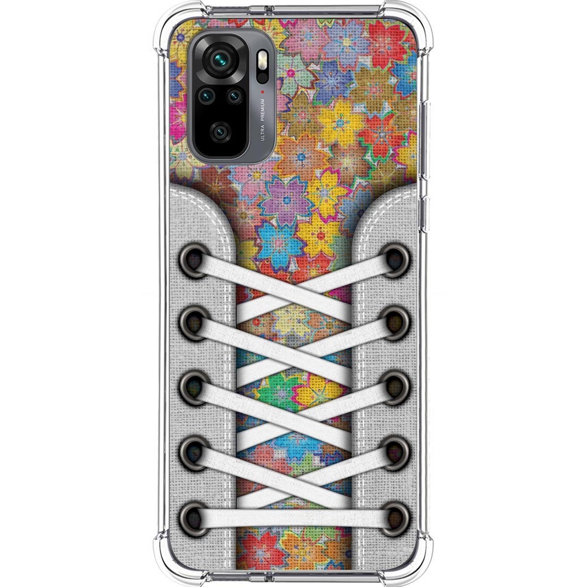 Funda Silicona Antigolpes para Xiaomi Redmi Note 10 / 10S diseño Zapatillas 05 Dibujos
