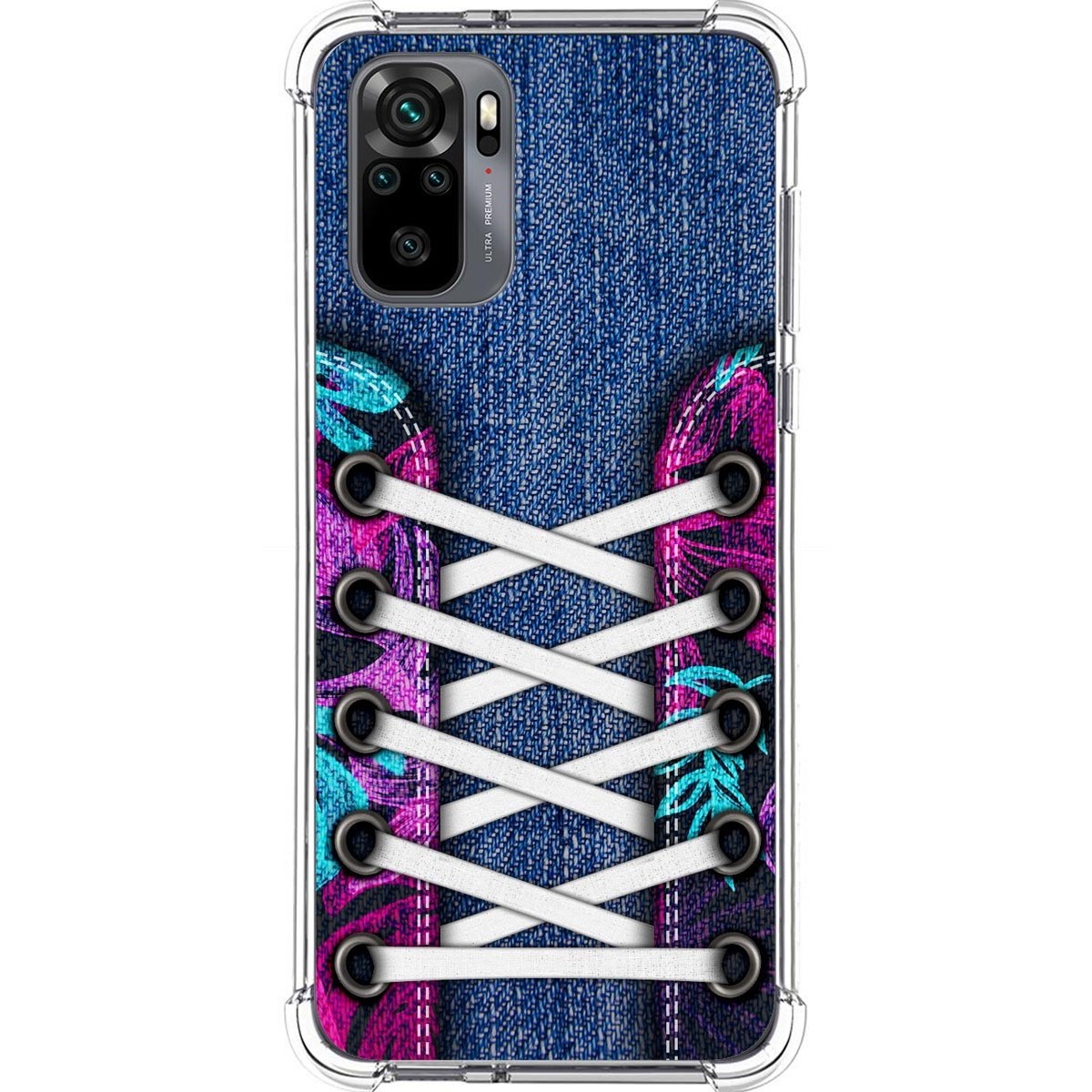 Funda Silicona Antigolpes para Xiaomi Redmi Note 10 / 10S diseño Zapatillas 06 Dibujos