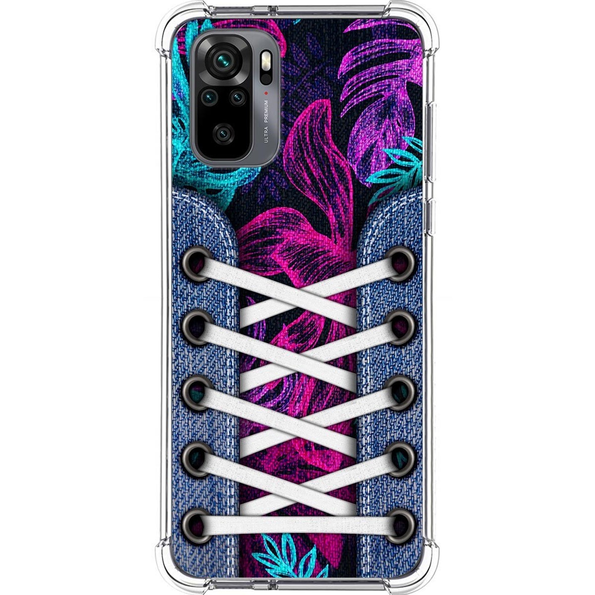 Funda Silicona Antigolpes para Xiaomi Redmi Note 10 / 10S diseño Zapatillas 07 Dibujos