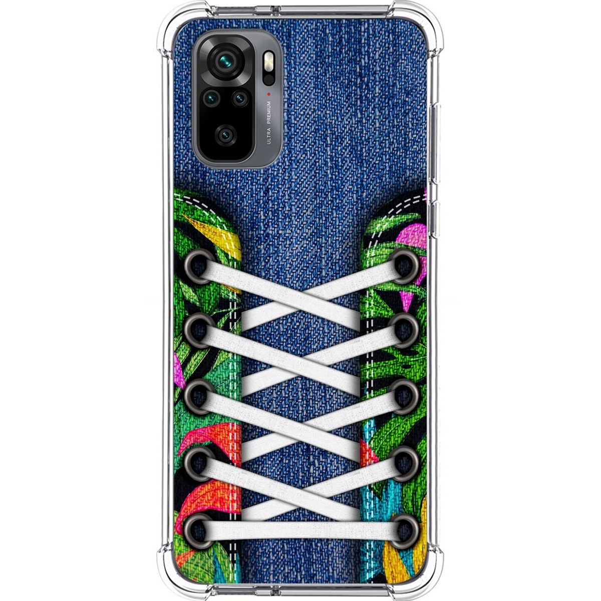 Funda Silicona Antigolpes para Xiaomi Redmi Note 10 / 10S diseño Zapatillas 13 Dibujos
