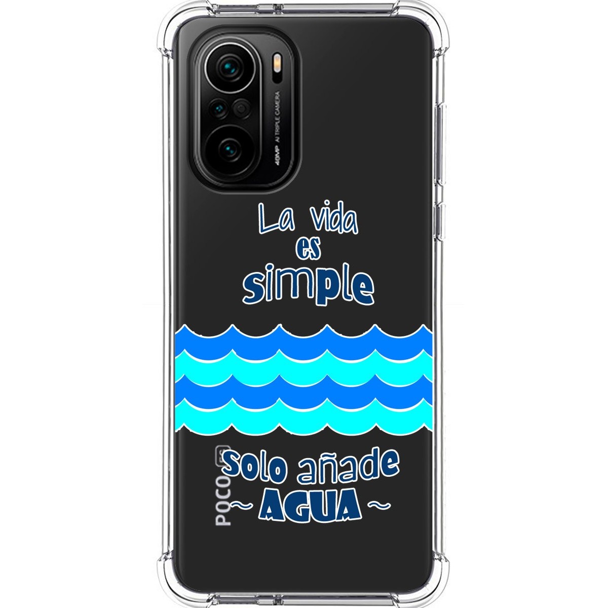 Funda Silicona Antigolpes para Xiaomi POCO F3 5G / Mi 11i 5G 5G diseño Agua Dibujos