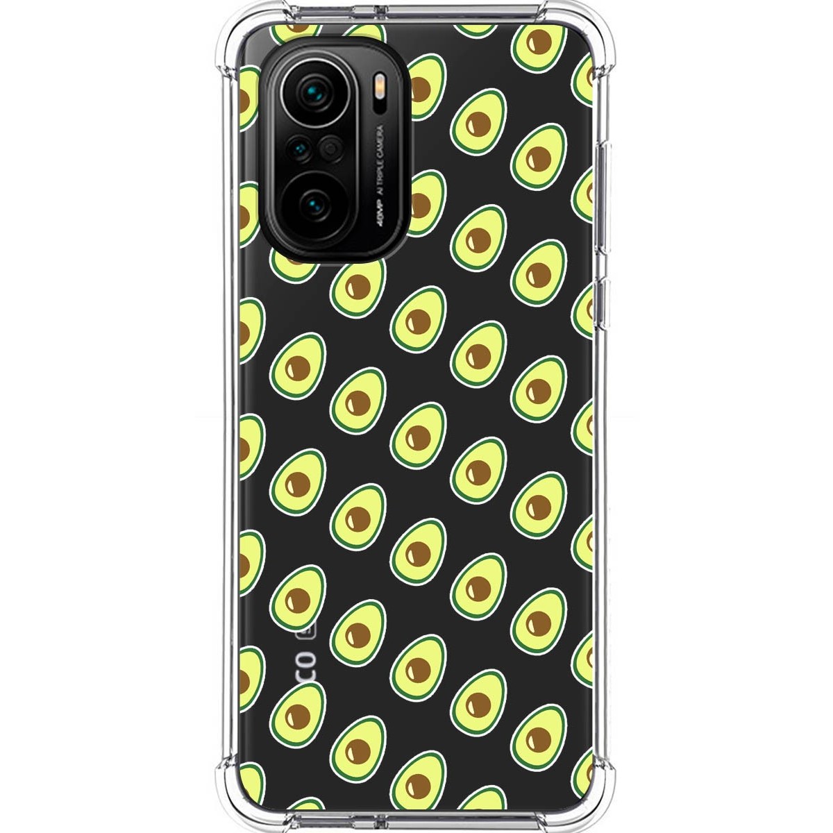 Funda Silicona Antigolpes para Xiaomi POCO F3 5G / Mi 11i 5G 5G diseño Aguacate Dibujos
