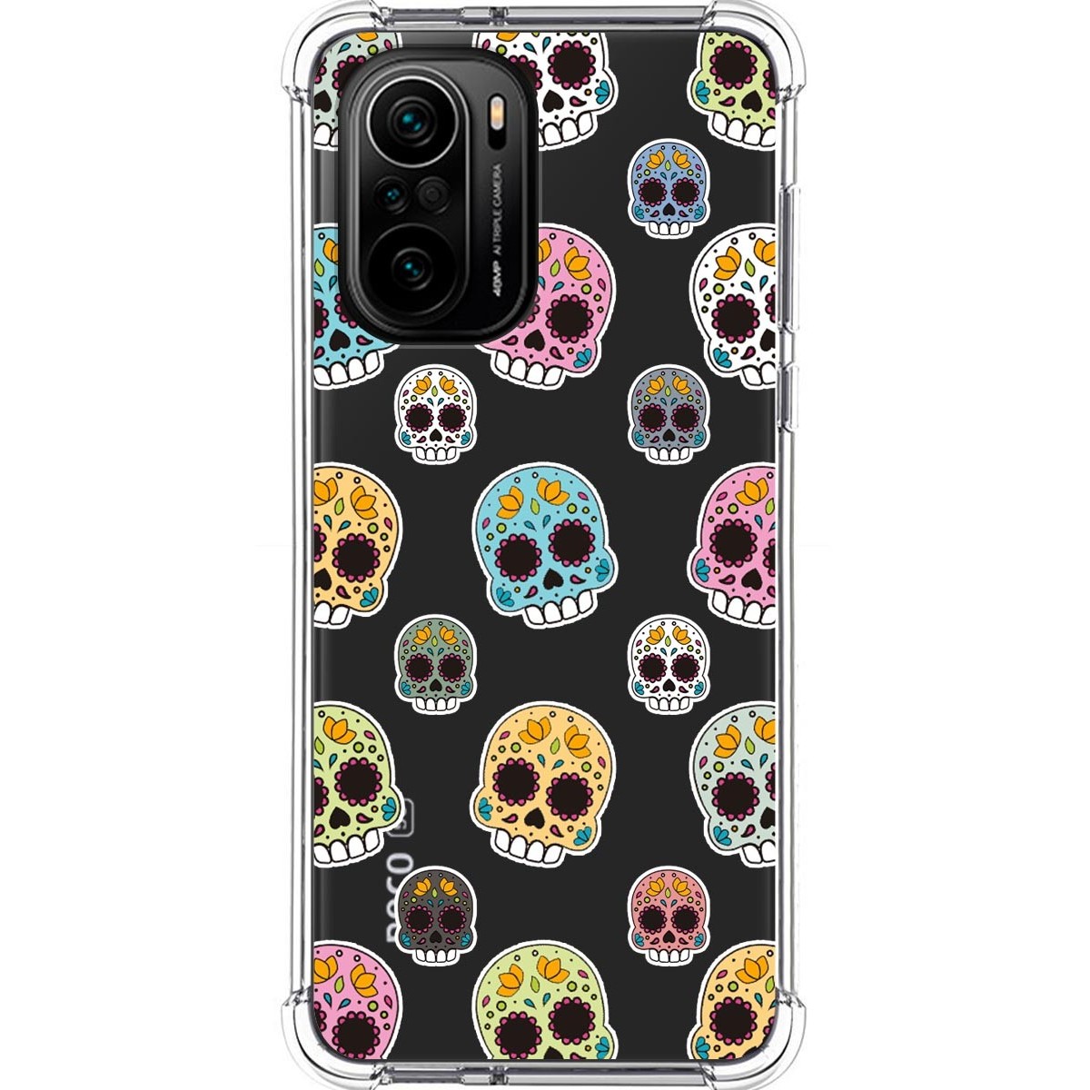 Funda Silicona Antigolpes para Xiaomi POCO F3 5G / Mi 11i 5G 5G diseño Catrina Dibujos