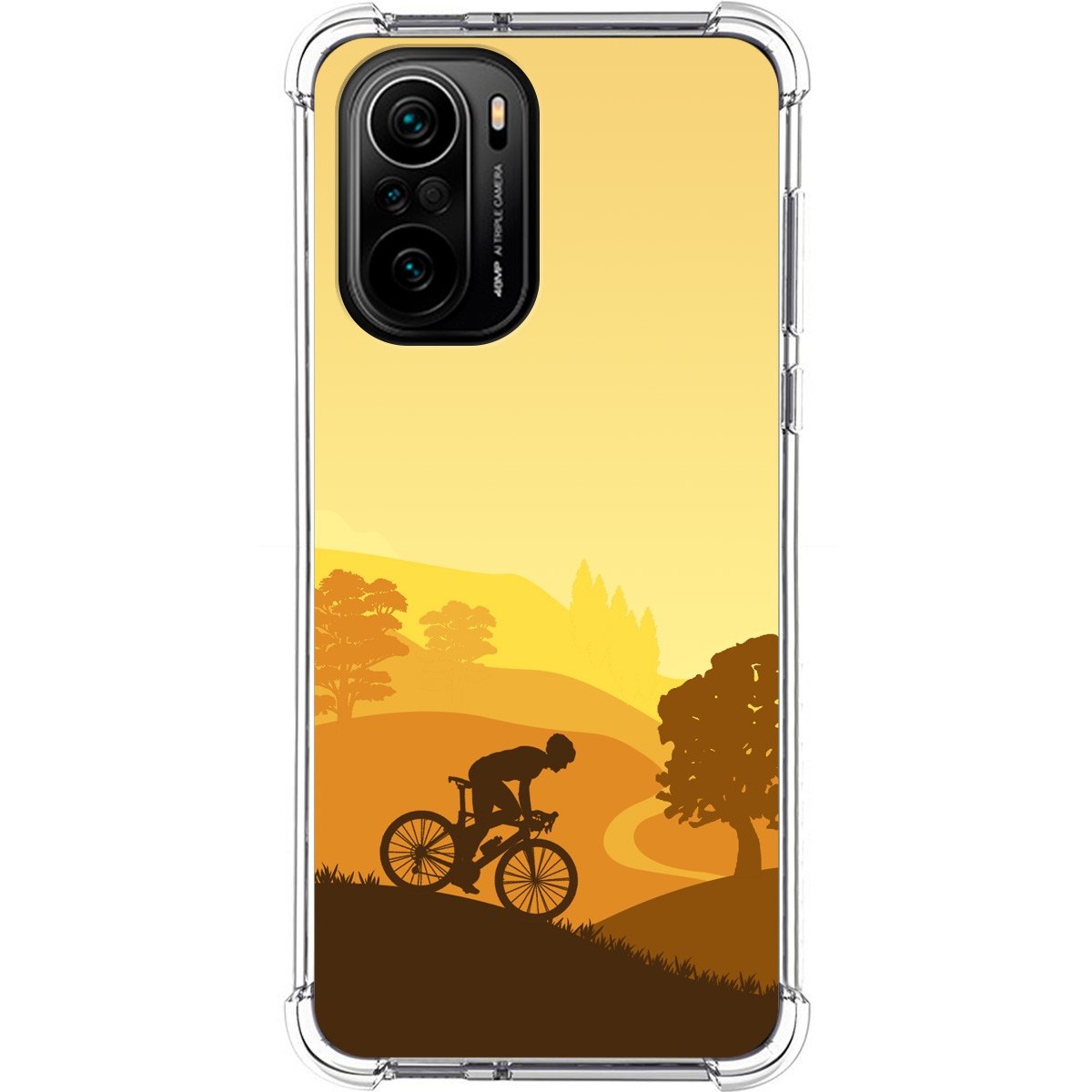 Funda Silicona Antigolpes para Xiaomi POCO F3 5G / Mi 11i 5G 5G diseño Ciclista Dibujos