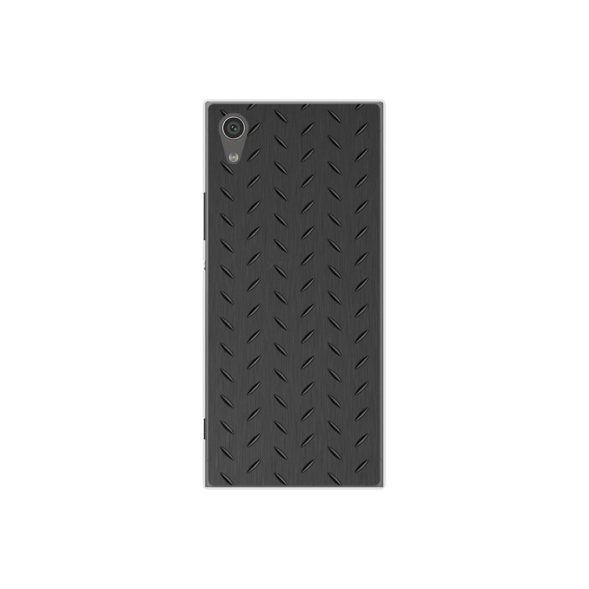 Funda Gel Tpu para Sony Xperia XA1 Diseño Metal Dibujos