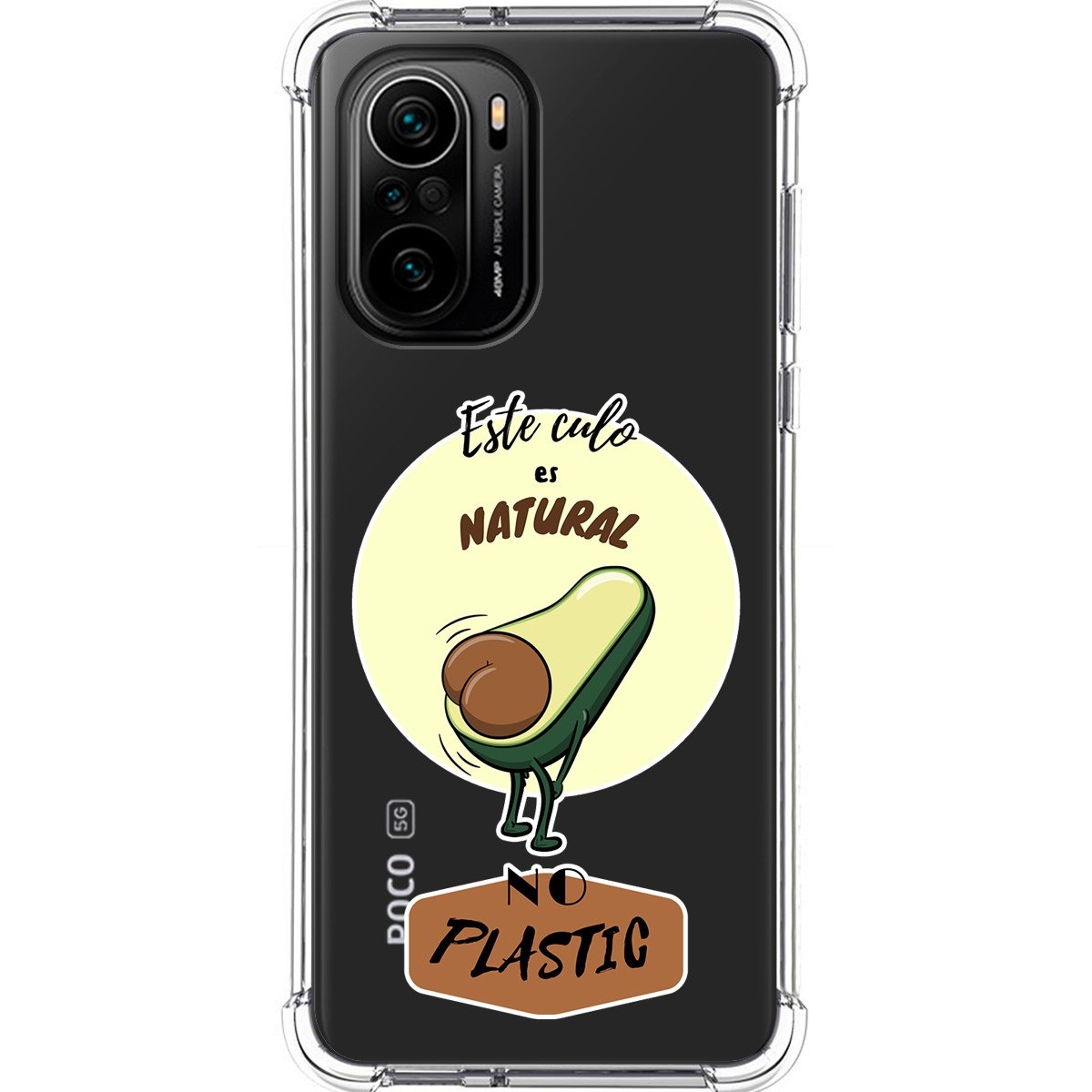 Funda Silicona Antigolpes para Xiaomi POCO F3 5G / Mi 11i 5G 5G diseño Culo Natural Dibujos