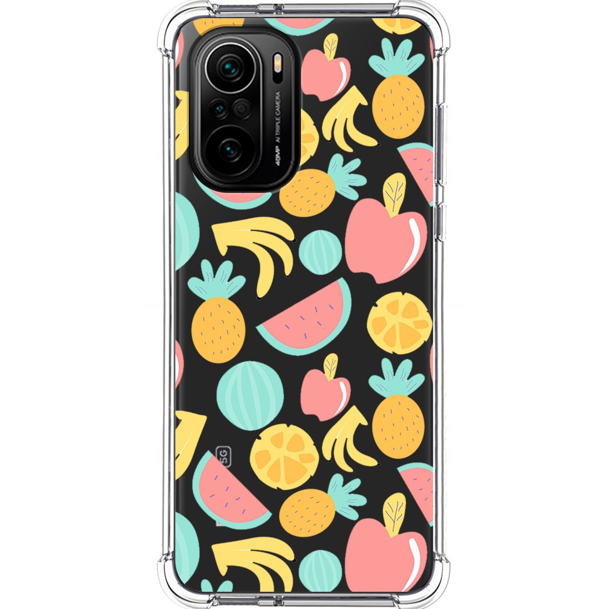 Funda Silicona Antigolpes para Xiaomi POCO F3 5G / Mi 11i 5G 5G diseño Frutas 02 Dibujos