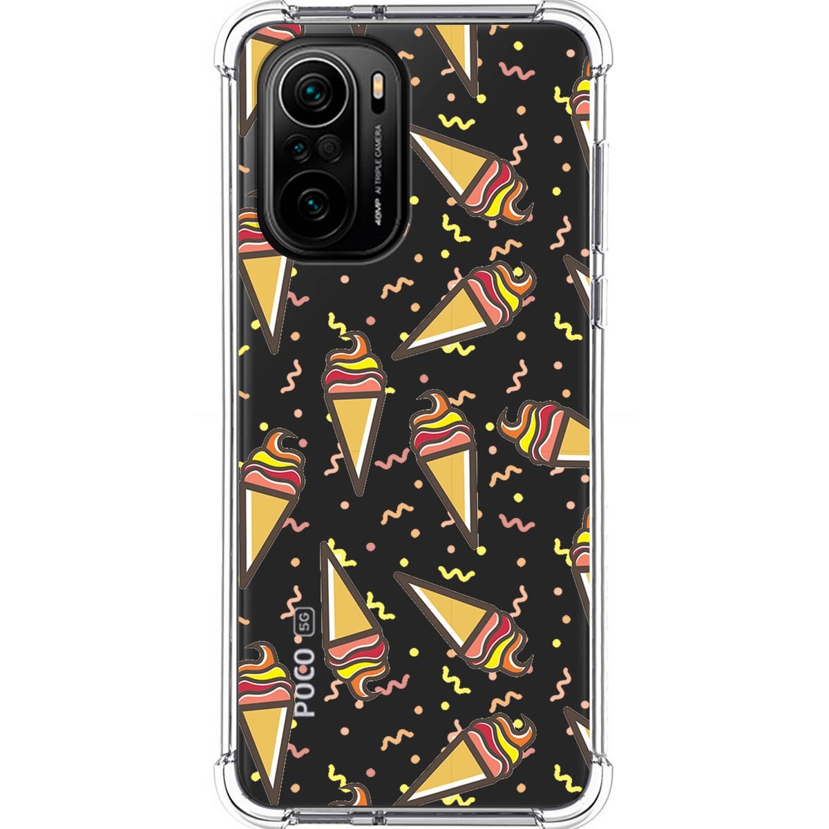 Funda Silicona Antigolpes para Xiaomi POCO F3 5G / Mi 11i 5G 5G diseño Helados Dibujos