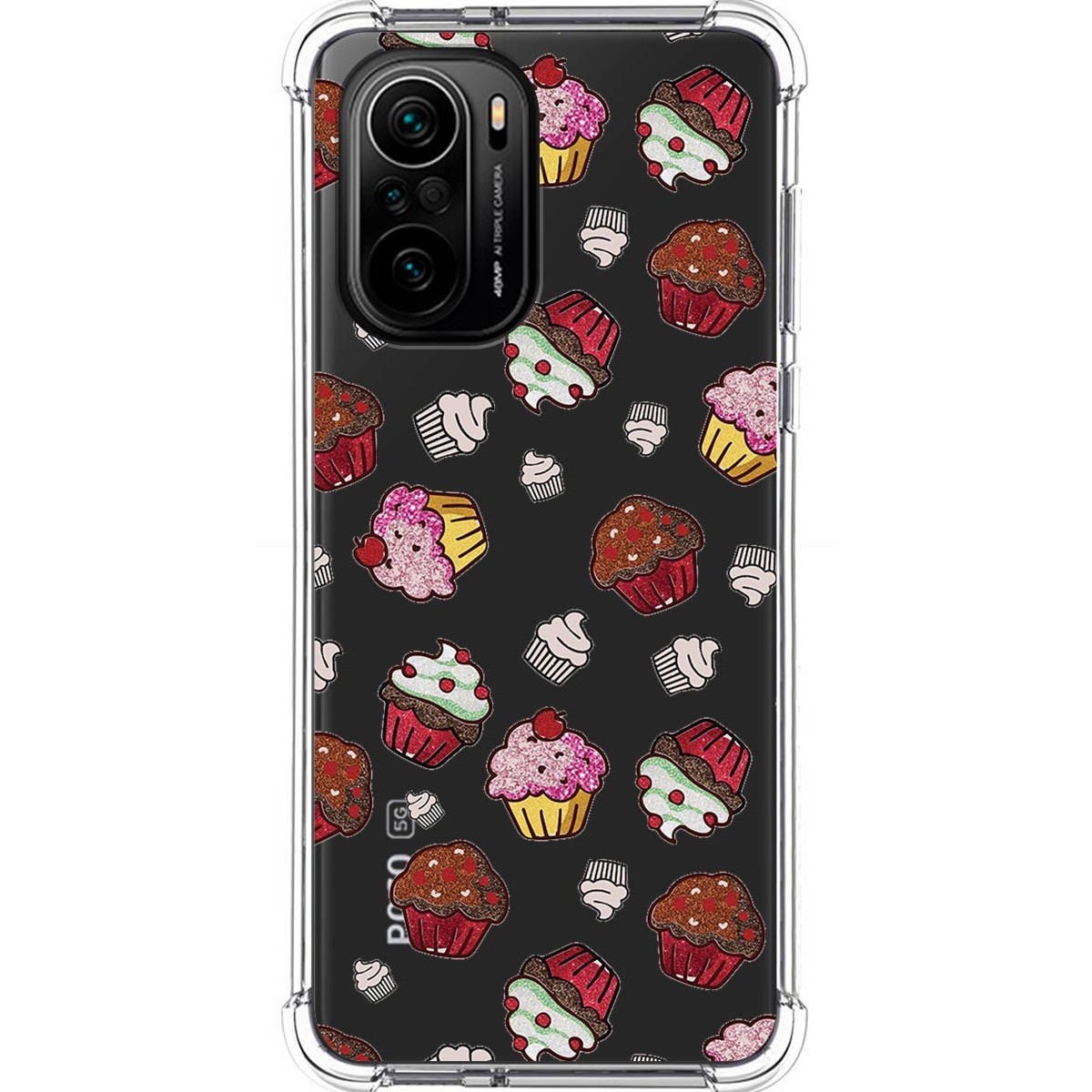 Funda Silicona Antigolpes para Xiaomi POCO F3 5G / Mi 11i 5G 5G diseño Muffins Dibujos