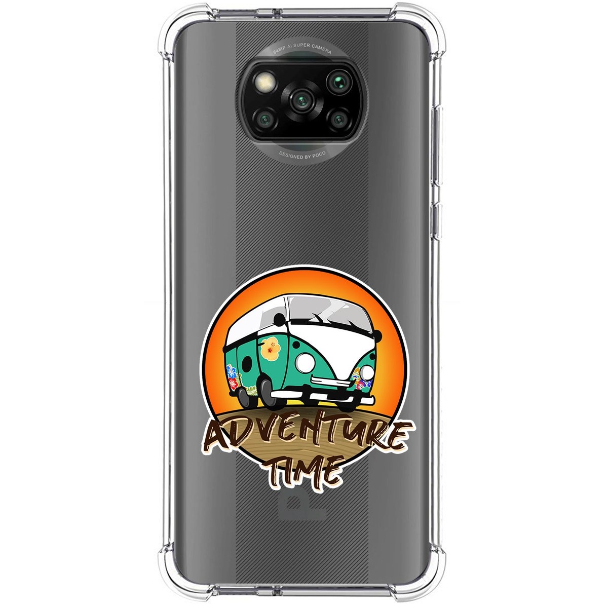 Funda Silicona Antigolpes para Xiaomi POCO X3 NFC / X3 Pro diseño Adventure Time Dibujos