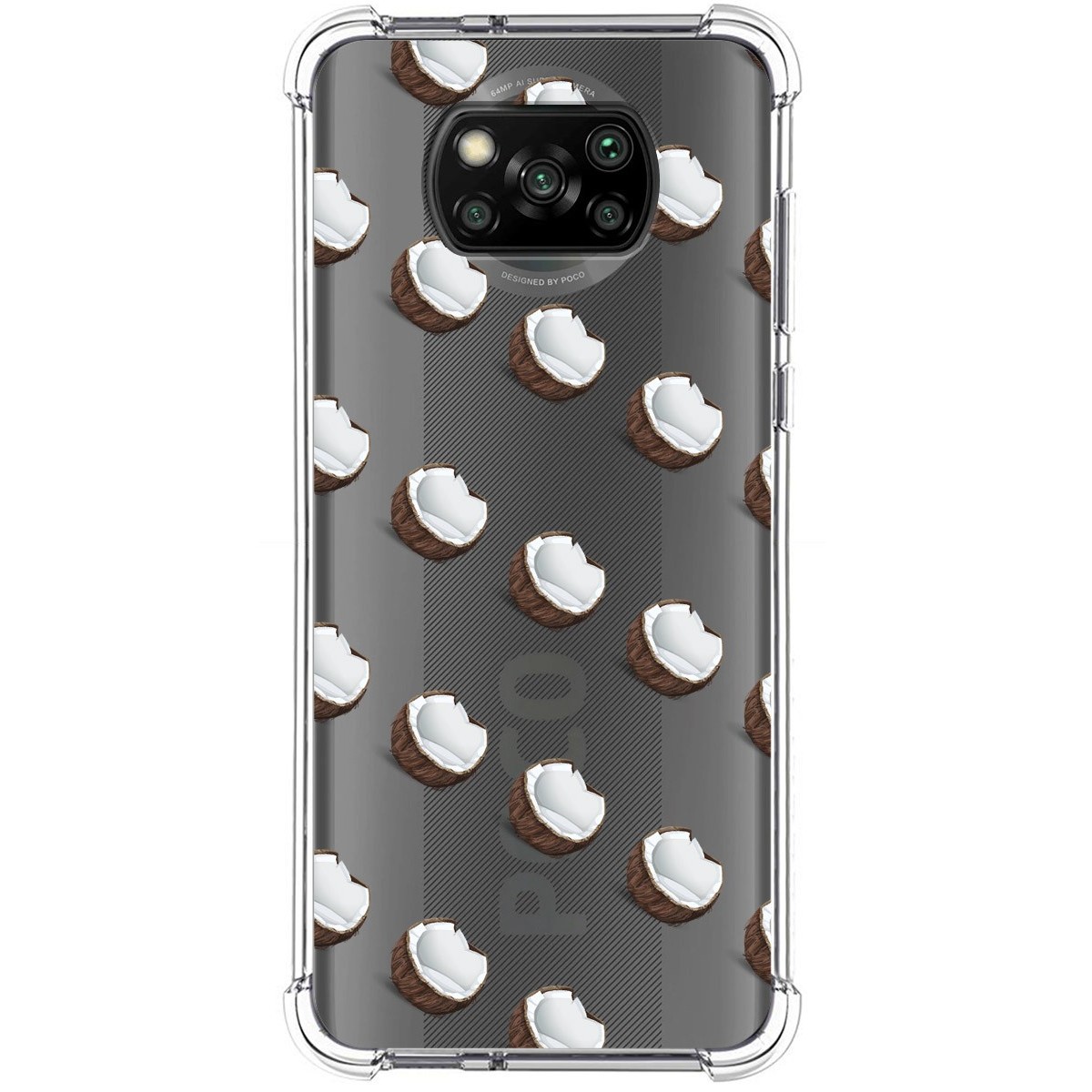 Funda Silicona Antigolpes para Xiaomi POCO X3 NFC / X3 Pro diseño Cocos Dibujos