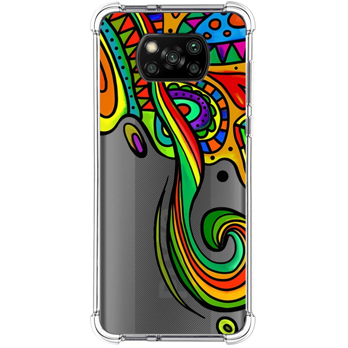 Funda Silicona Antigolpes para Xiaomi POCO X3 NFC / X3 Pro diseño Colores Dibujos