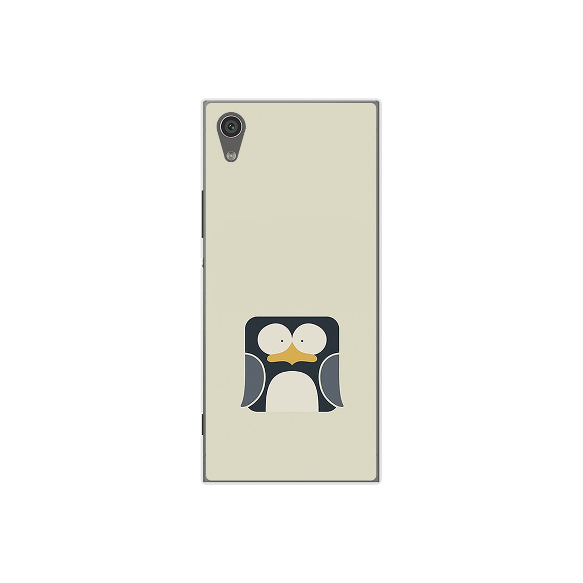 Funda Gel Tpu para Sony Xperia XA1 Diseño Pingüino Dibujos
