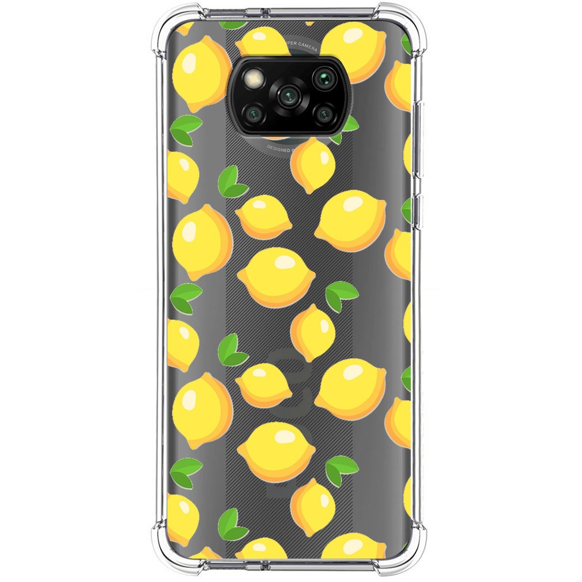 Funda Silicona Antigolpes para Xiaomi POCO X3 NFC / X3 Pro diseño Limones Dibujos