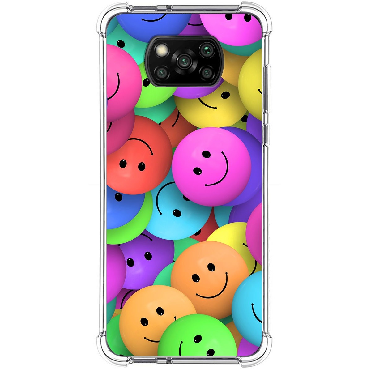 Funda Silicona Antigolpes para Xiaomi POCO X3 NFC / X3 Pro diseño Smile Dibujos