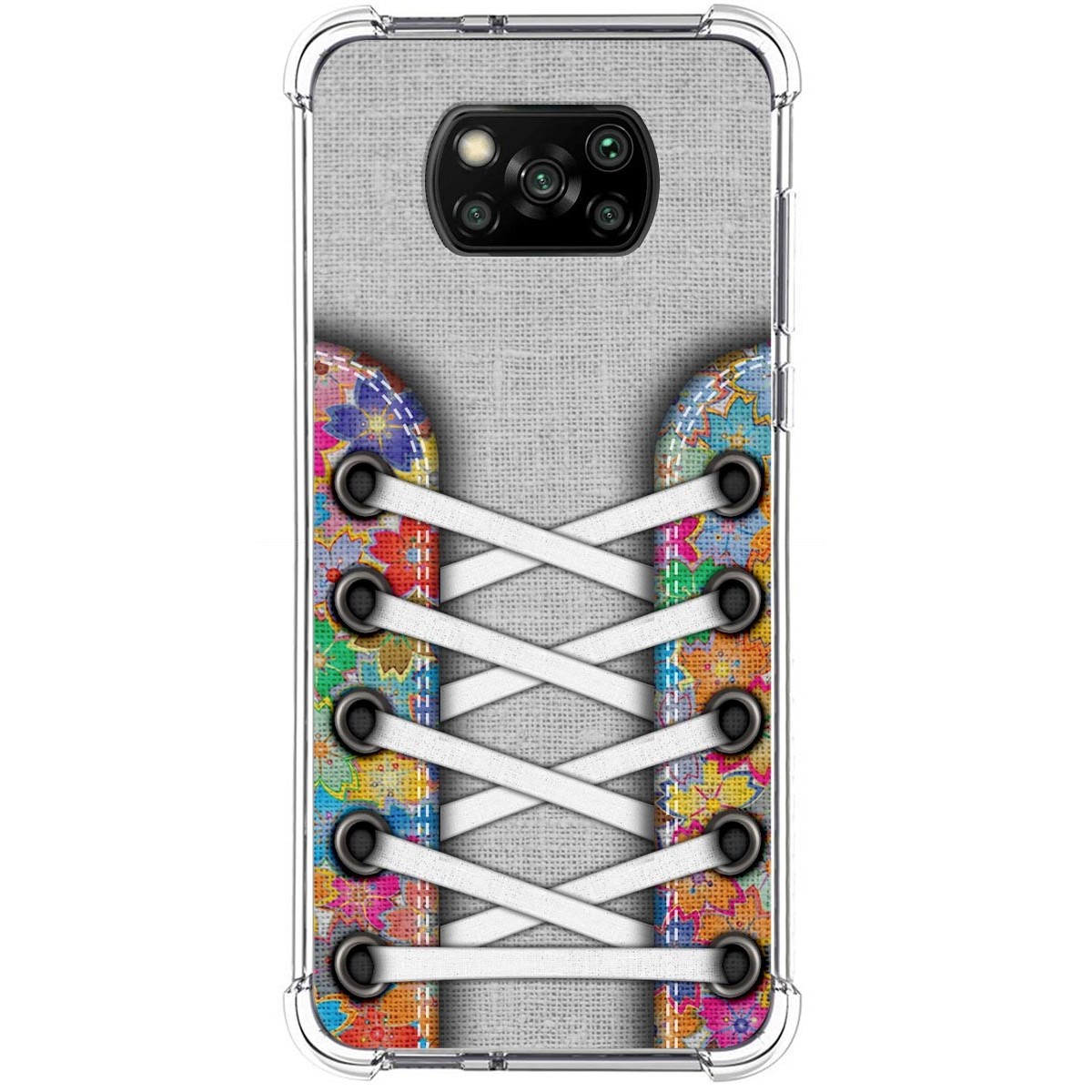 Funda Silicona Antigolpes para Xiaomi POCO X3 NFC / X3 Pro diseño Zapatillas 04 Dibujos