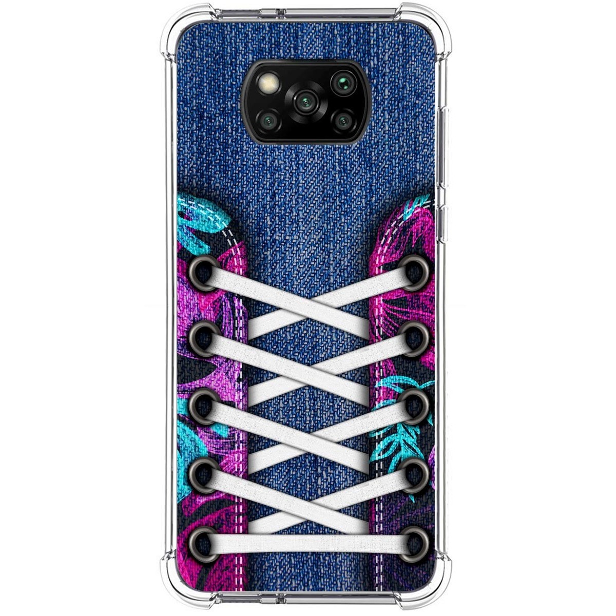 Funda Silicona Antigolpes para Xiaomi POCO X3 NFC / X3 Pro diseño Zapatillas 06 Dibujos