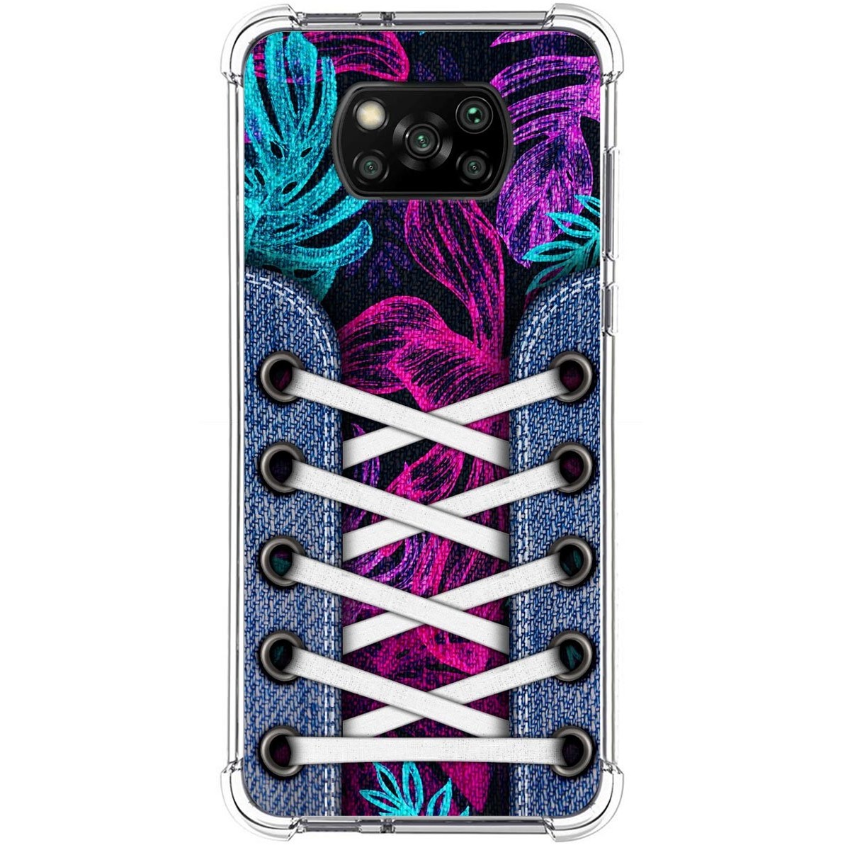 Funda Silicona Antigolpes para Xiaomi POCO X3 NFC / X3 Pro diseño Zapatillas 07 Dibujos