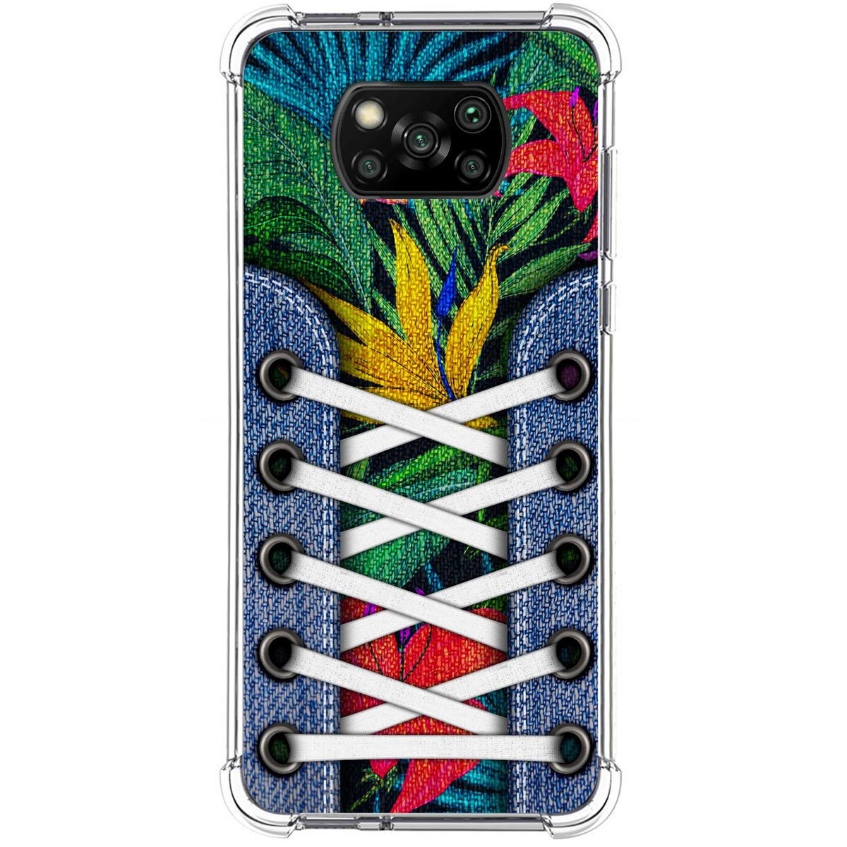 Funda Silicona Antigolpes para Xiaomi POCO X3 NFC / X3 Pro diseño Zapatillas 12 Dibujos
