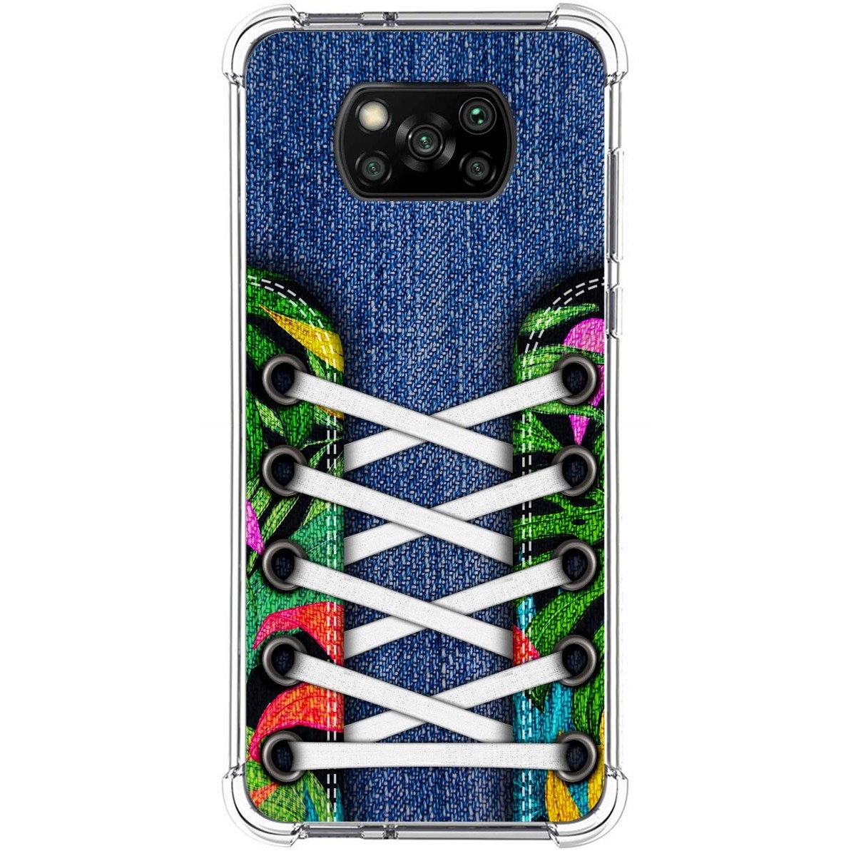 Funda Silicona Antigolpes para Xiaomi POCO X3 NFC / X3 Pro diseño Zapatillas 13 Dibujos