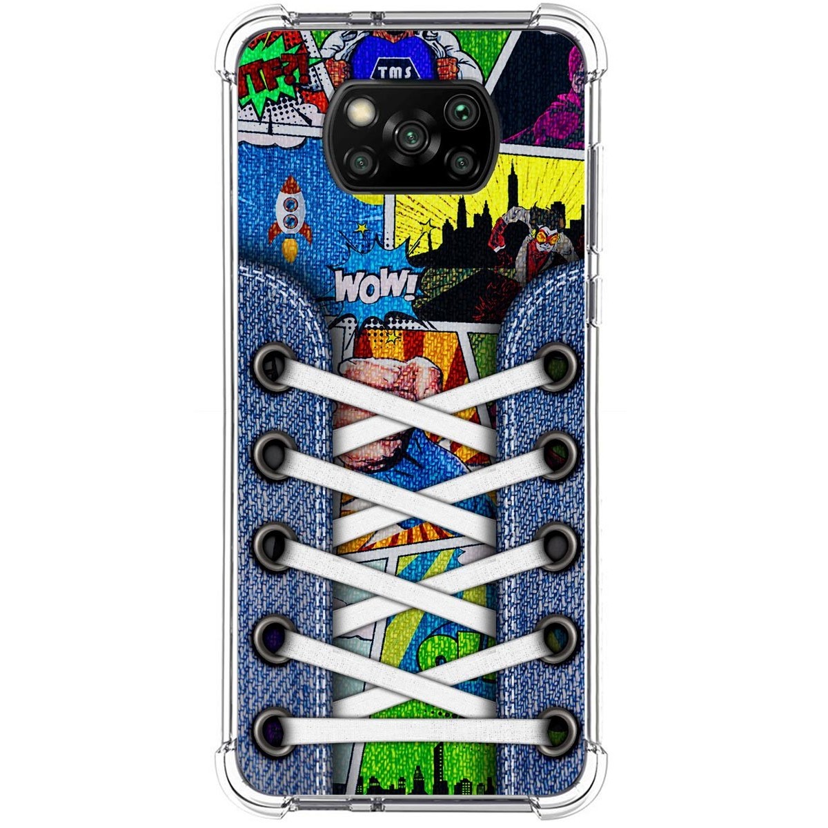 Funda Silicona Antigolpes para Xiaomi POCO X3 NFC / X3 Pro diseño Zapatillas 14 Dibujos