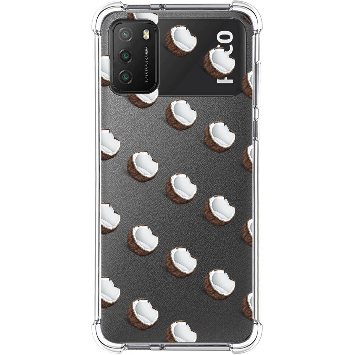 Funda Silicona Antigolpes para Xiaomi POCO M3 / Redmi 9T diseño Cocos Dibujos
