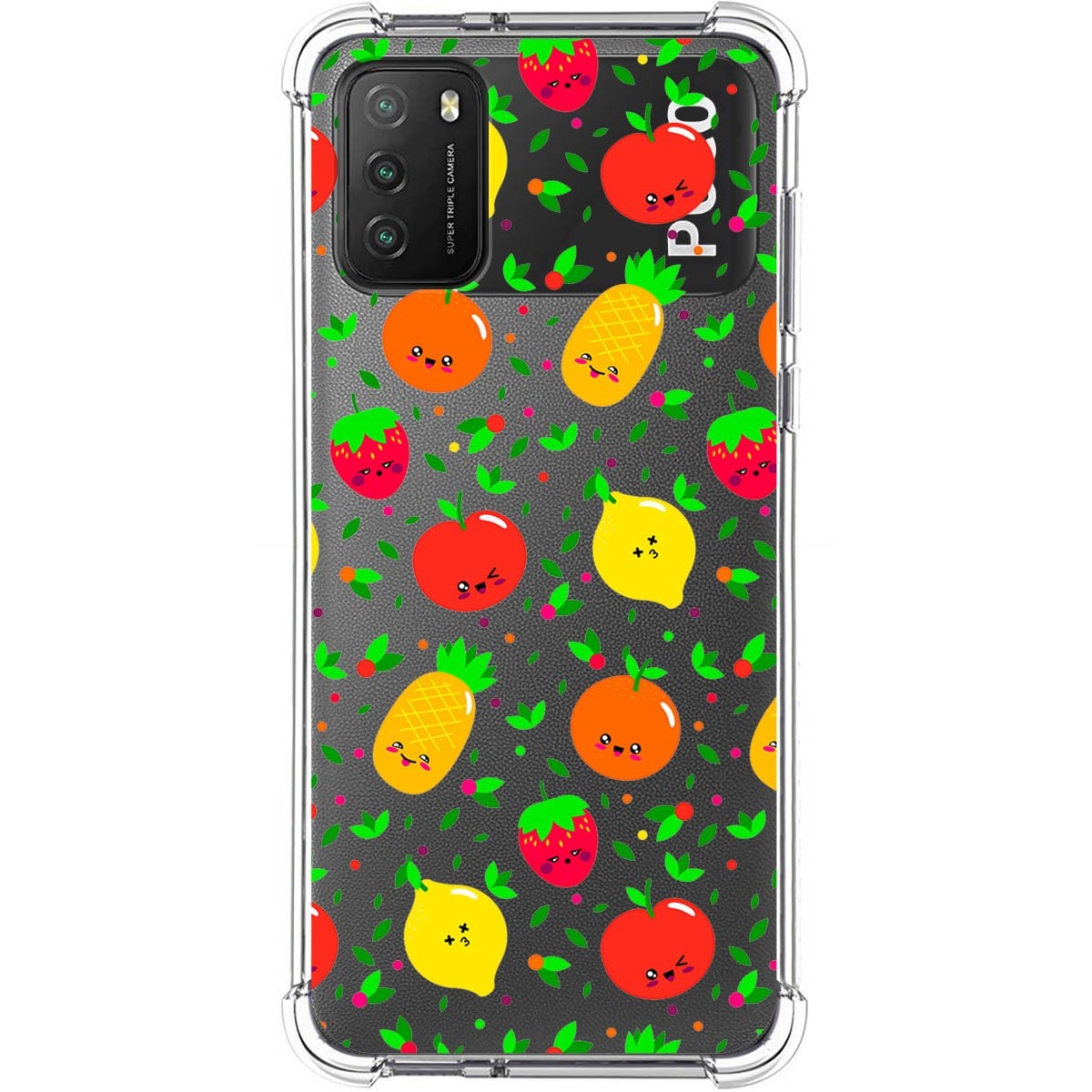 Funda Silicona Antigolpes para Xiaomi POCO M3 / Redmi 9T diseño Frutas 01 Dibujos