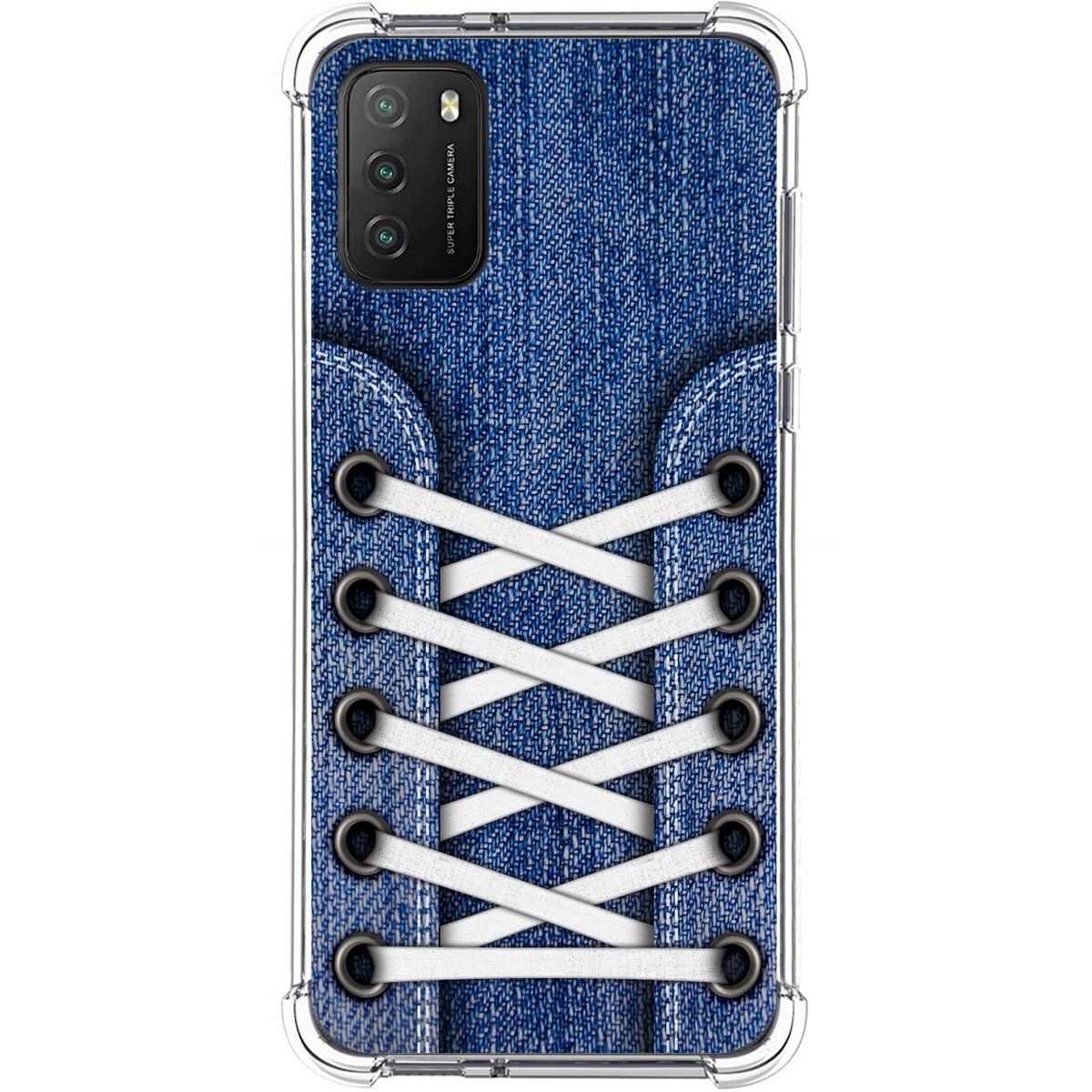 Funda Silicona Antigolpes para Xiaomi POCO M3 / Redmi 9T diseño Zapatillas 01 Dibujos