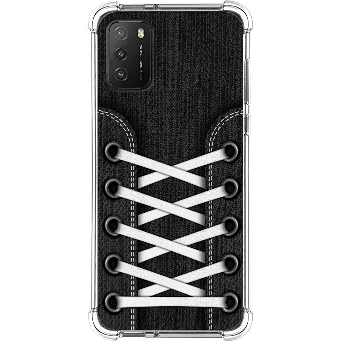 Funda Silicona Antigolpes para Xiaomi POCO M3 / Redmi 9T diseño Zapatillas 02 Dibujos