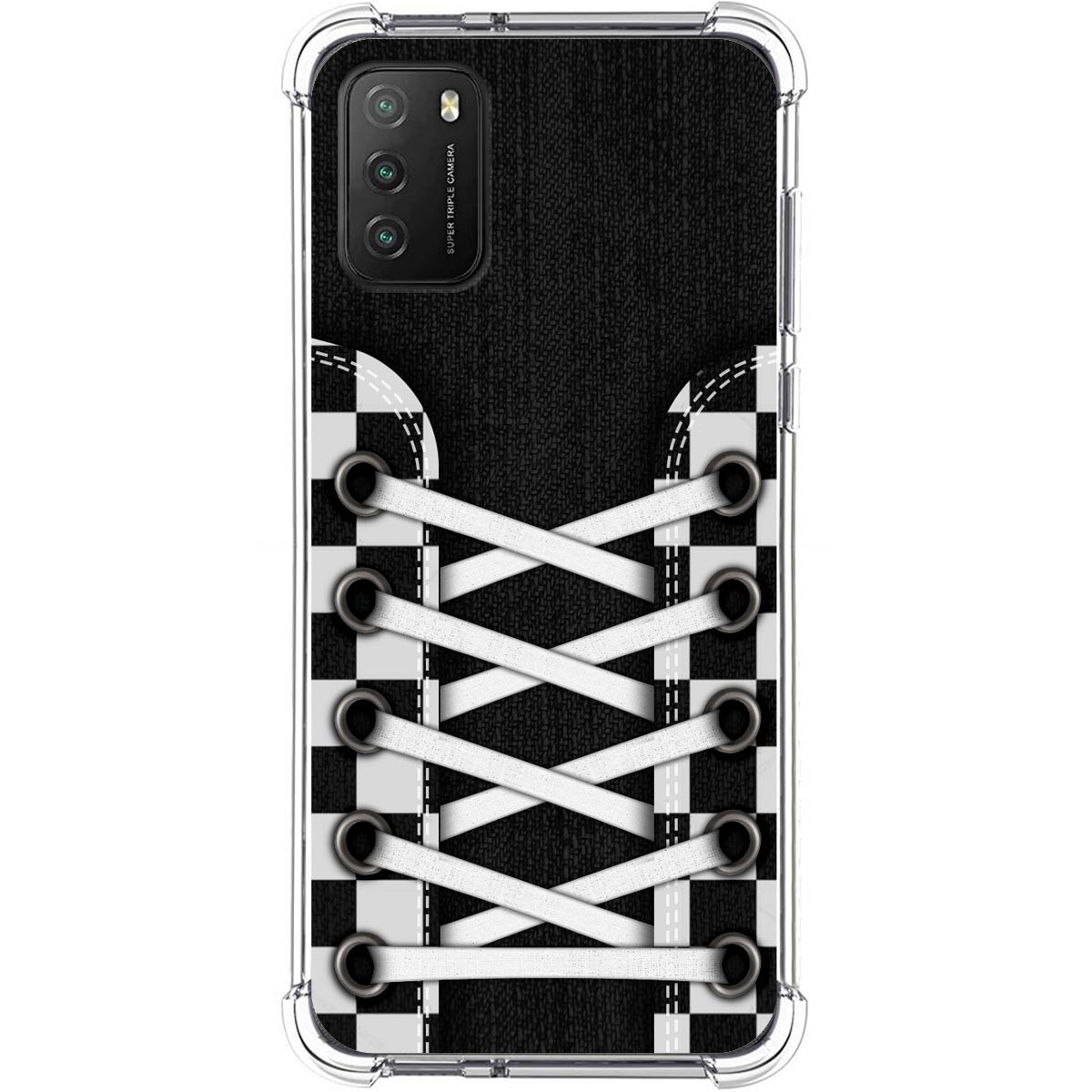 Funda Silicona Antigolpes para Xiaomi POCO M3 / Redmi 9T diseño Zapatillas 03 Dibujos