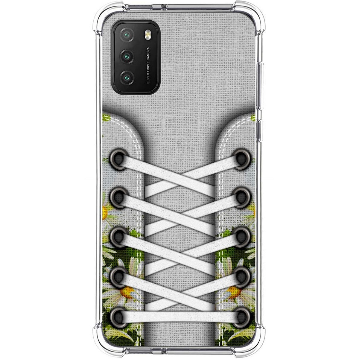 Funda Silicona Antigolpes para Xiaomi POCO M3 / Redmi 9T diseño Zapatillas 08 Dibujos
