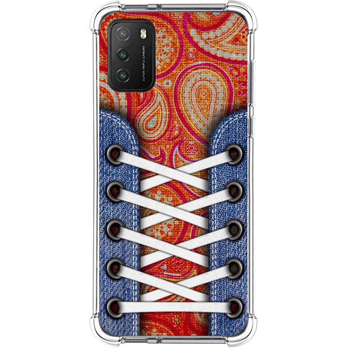 Funda Silicona Antigolpes para Xiaomi POCO M3 / Redmi 9T diseño Zapatillas 10 Dibujos