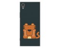 Funda Gel Tpu para Sony Xperia XA1 Diseño Tigre Dibujos