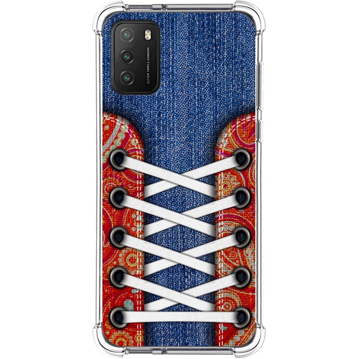 Funda Silicona Antigolpes para Xiaomi POCO M3 / Redmi 9T diseño Zapatillas 11 Dibujos