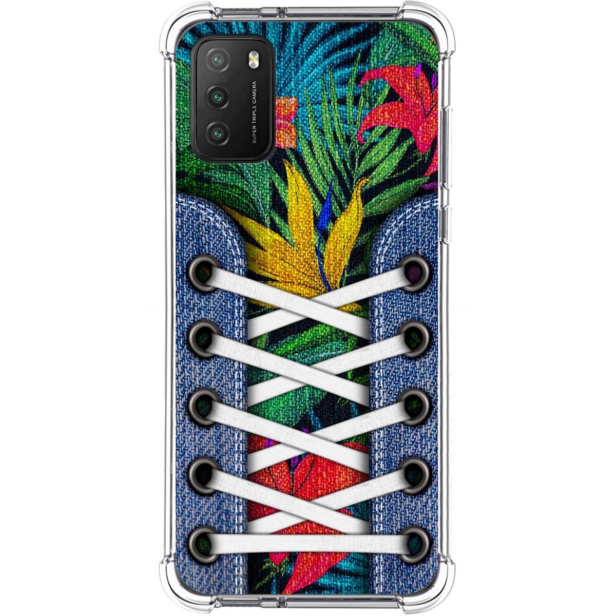 Funda Silicona Antigolpes para Xiaomi POCO M3 / Redmi 9T diseño Zapatillas 12 Dibujos
