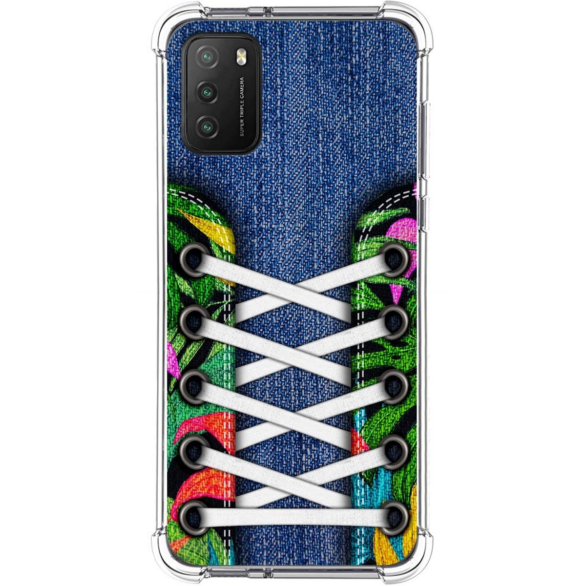 Funda Silicona Antigolpes para Xiaomi POCO M3 / Redmi 9T diseño Zapatillas 13 Dibujos