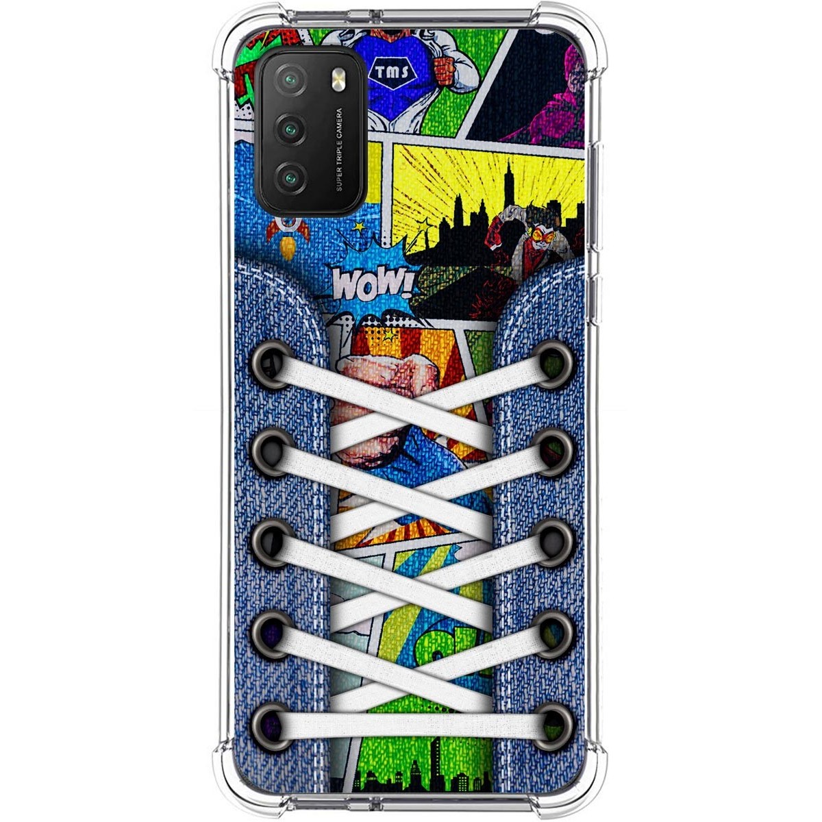 Funda Silicona Antigolpes para Xiaomi POCO M3 / Redmi 9T diseño Zapatillas 14 Dibujos