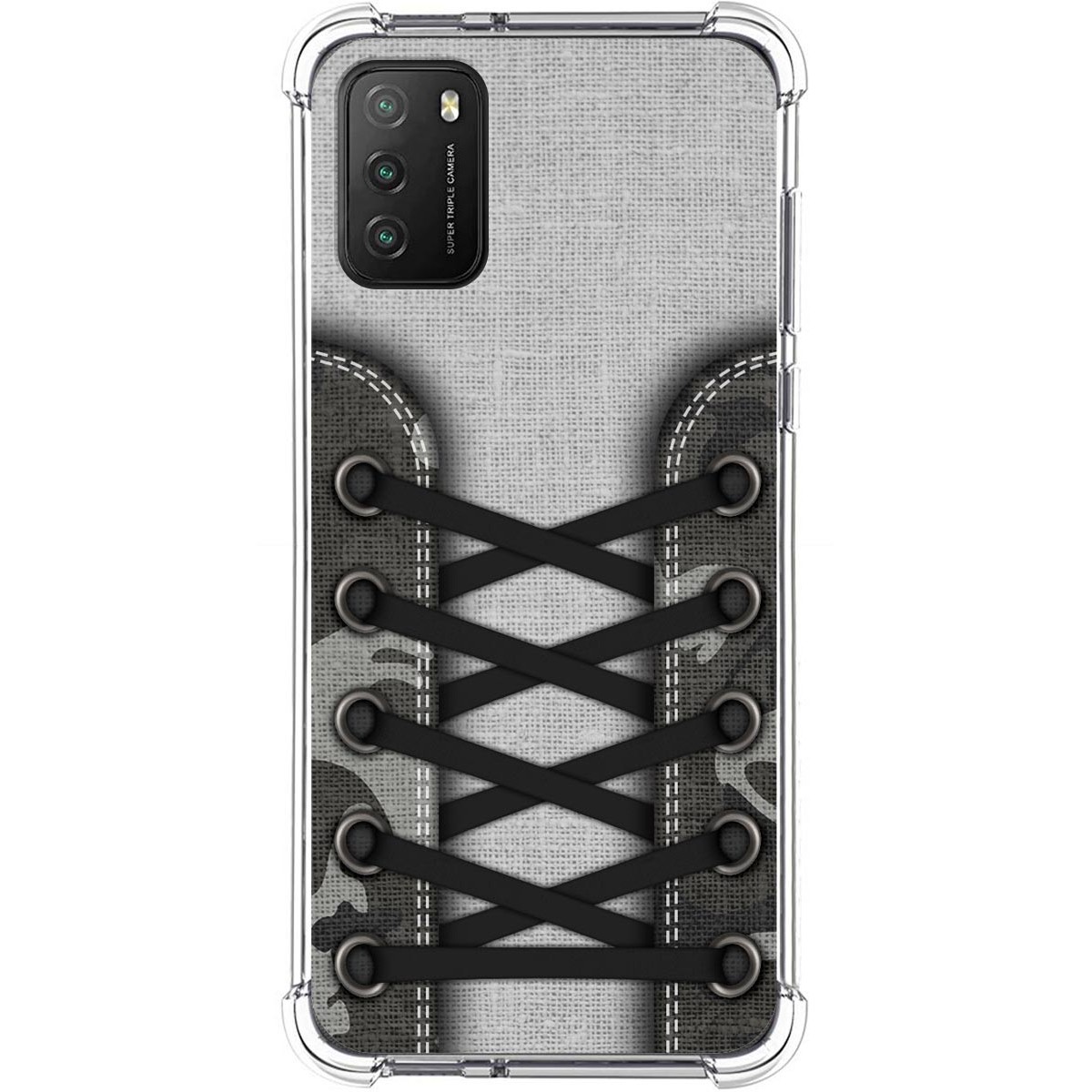 Funda Silicona Antigolpes para Xiaomi POCO M3 / Redmi 9T diseño Zapatillas 16 Dibujos