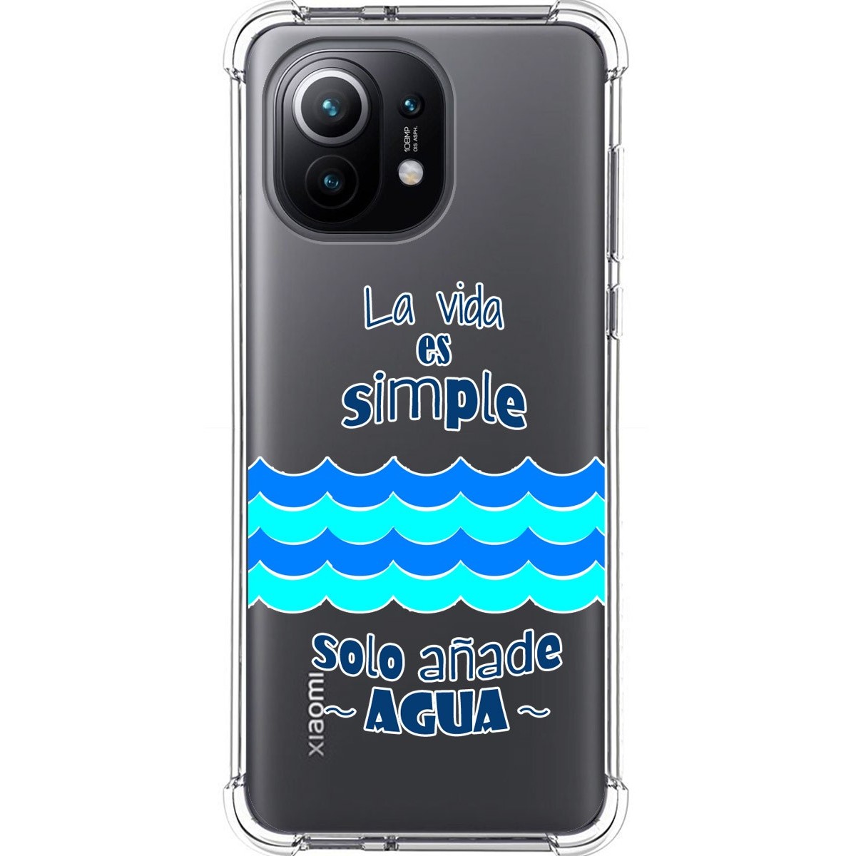 Funda Silicona Antigolpes para Xiaomi Mi 11 5G diseño Agua Dibujos