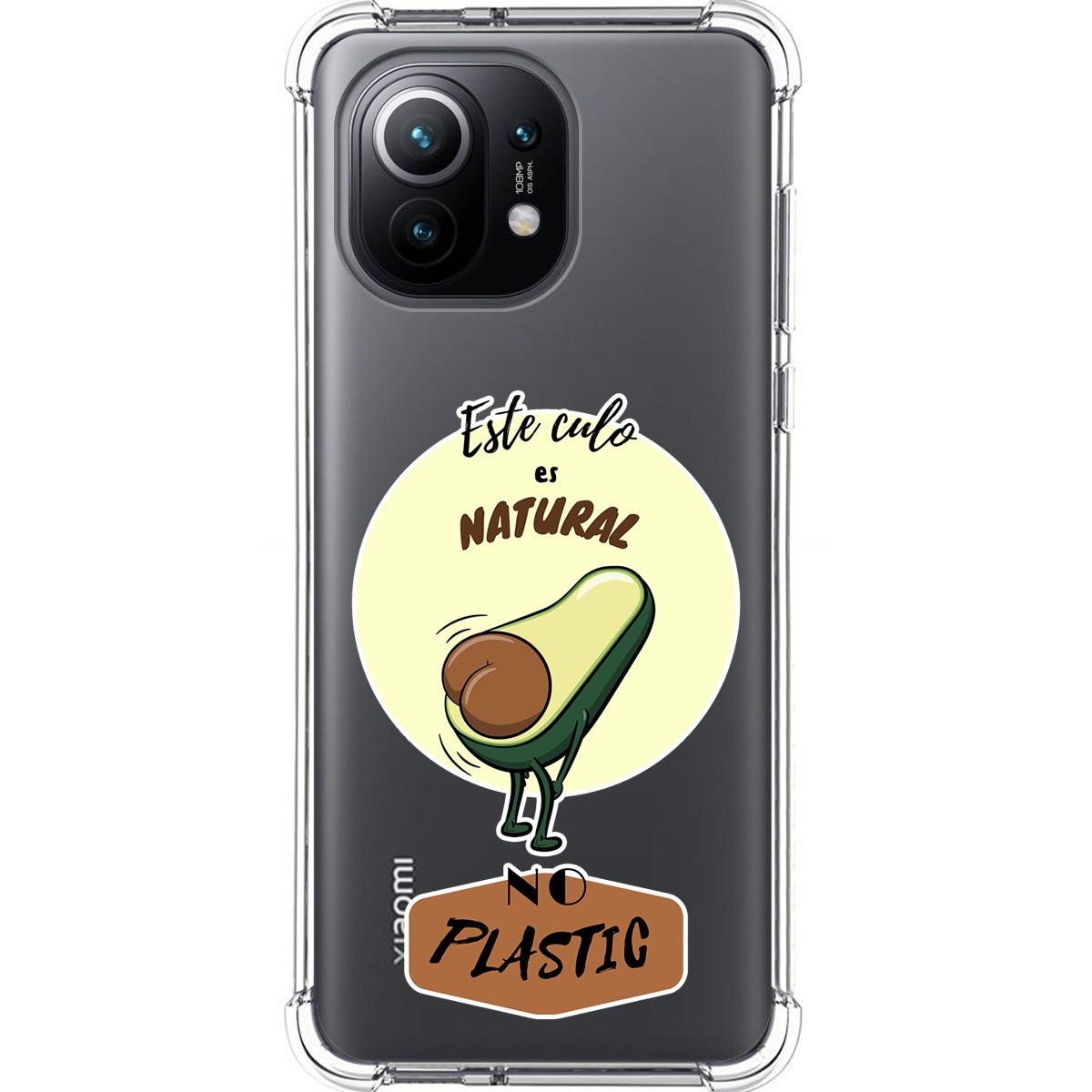 Funda Silicona Antigolpes para Xiaomi Mi 11 5G diseño Culo Natural Dibujos