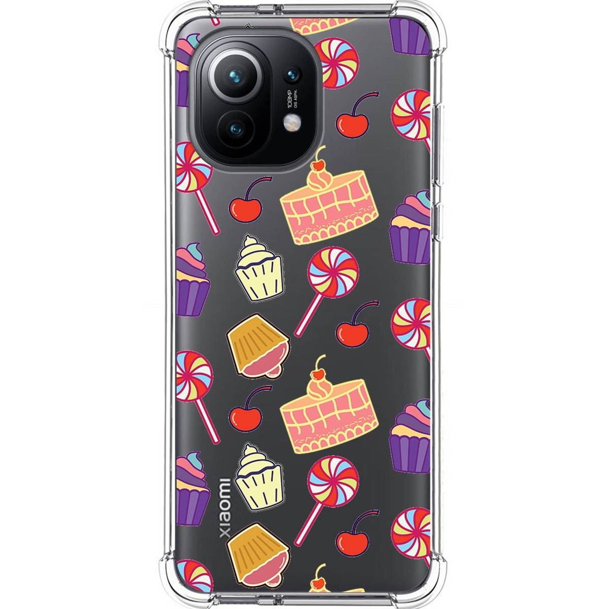 Funda Silicona Antigolpes para Xiaomi Mi 11 5G diseño Dulces 01 Dibujos
