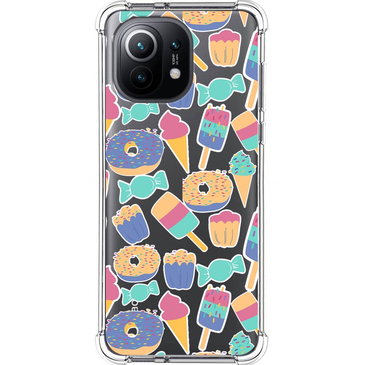 Funda Silicona Antigolpes para Xiaomi Mi 11 5G diseño Dulces 02 Dibujos