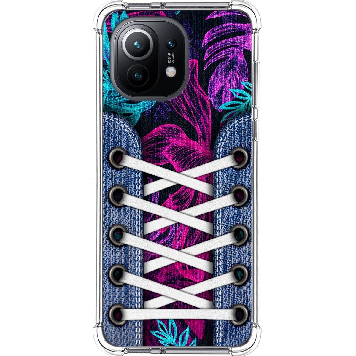 Funda Silicona Antigolpes para Xiaomi Mi 11 5G diseño Zapatillas 07 Dibujos