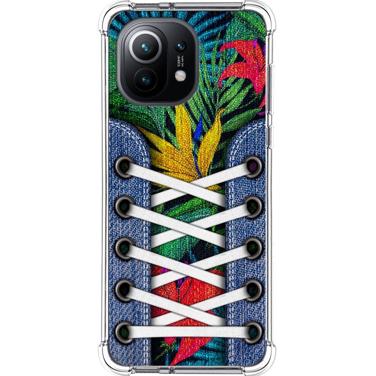 Funda Silicona Antigolpes para Xiaomi Mi 11 5G diseño Zapatillas 12 Dibujos