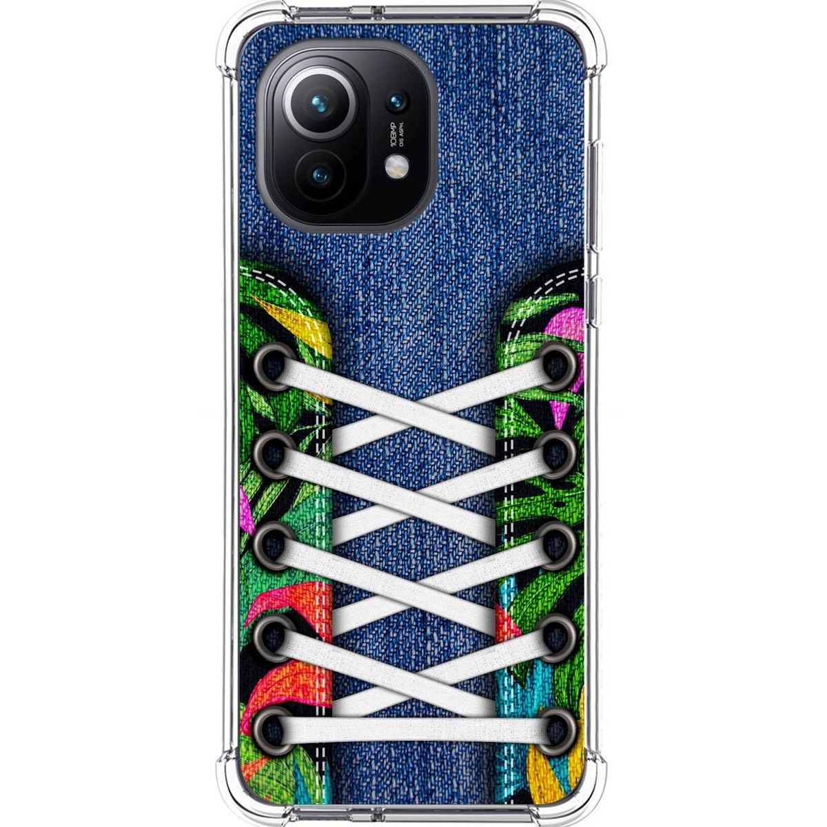 Funda Silicona Antigolpes para Xiaomi Mi 11 5G diseño Zapatillas 13 Dibujos